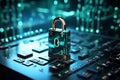 Cybersecurity prioritizes user privacy, utilizing encryption to fortify data protection and security