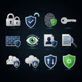 Cybersecurity, privacy, and data protection, often used in digital security Royalty Free Stock Photo
