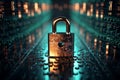 Cybersecurity relies on binary code locks to protect against digital threats