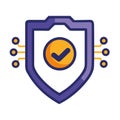 Cybersecurity Shield Icon
