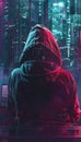 Cybersecurity, tech security, hacking, data flow, digital animation in realistic tech environment