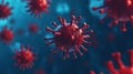 Cybersecurity Threat Alert Malware Detected Virus Warning and Security Awareness Background