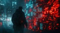 Cybersecurity Visual of Hackers Under Attack