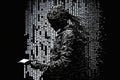 cybersecurity vulnerability hacker, coding,malware concept.Hooded computer hacker . digital world technology. Digital