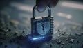 cybersecurity vulnerability and hacker,coding,malware concept. Hooded computer hacker in cybersecurity vulnerability on