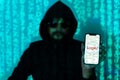 Cybersecurity vulnerability Log4J and hacker,coding,malware concept Royalty Free Stock Photo