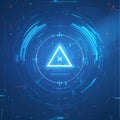 Cybersecurity Warning Triangle