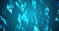 Cyberspace digital particles data concept background. Royalty Free Stock Photo