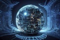 Cyberspace is a term used to describe the digital world or virtual space that exists in the computer networks