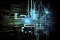 Cyberspace is a term used to describe the digital world or virtual space that exists in the computer networks