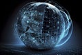 Cyberspace is a term used to describe the digital world or virtual space that exists in the computer networks