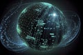 Cyberspace is a term used to describe the digital world or virtual space that exists in the computer networks