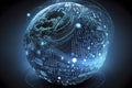 Cyberspace is a term used to describe the digital world or virtual space that exists in the computer networks