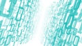 Cyberspace vector digital computer cloud, random numbers chaos. Artificial intelligence database Royalty Free Stock Photo