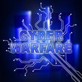 Cyberwarfare Digital Armed Attack Surveillance 3d Illustration Royalty Free Stock Photo