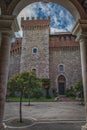 The Cybo Malaspina palace in Carrara Royalty Free Stock Photo