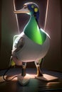 The cyborg Duck Design AI model is a state-of-the-art artificial intelligence model specifically trained to generate innovative