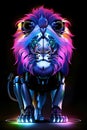 The Cyborg Lion Neon Design AI Model is a cutting-edge artificial intelligence system designed to create a visually stunning