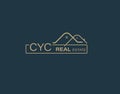 CYC Real Estate and Consultants Logo Design Vectors images. Luxury Real Estate Logo Design