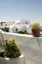 Cyclades architecture greek island santorini Royalty Free Stock Photo