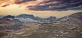 Cyclades, Greece. Serifos island, Chora town at sunset Royalty Free Stock Photo