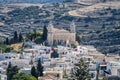 Cyclades style streets and architecture in Lefkes village, Paros, Greece Royalty Free Stock Photo