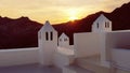 Cycladic architecture on Serifos islands Royalty Free Stock Photo