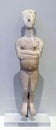 Cycladic figurine from Koumasa, Hagios Onouphrios Royalty Free Stock Photo