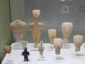 Cycladic figurine from Koumasa, Hagios Onouphrios Royalty Free Stock Photo