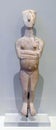 Cycladic figurine from Koumasa, Hagios Onouphrios Royalty Free Stock Photo