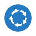 Cycle, deming, pdca icon