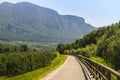 Cycle lane of the Adige valley Royalty Free Stock Photo