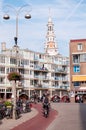 Cycle lane in Amsterdam Royalty Free Stock Photo