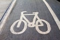 Cycle lane Royalty Free Stock Photo