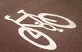 Cycle-path Royalty Free Stock Photo