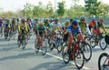 Cycle race, Asia sport activity, Vietnamese rider Royalty Free Stock Photo