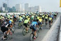 Cycle race, Asia sport activity, Vietnamese rider Royalty Free Stock Photo