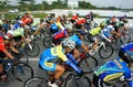 Cycle race, Asia sport activity, Vietnamese rider Royalty Free Stock Photo