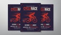 cycle race flyer template