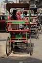 Cycle rickshaw. Old Delhi, India.