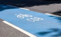 Cycle Superhighway in Central London Royalty Free Stock Photo