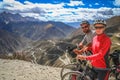 Cycle touring in Yunnan Royalty Free Stock Photo