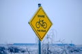 Cycle traffic sign