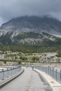 Cycling in the alps Royalty Free Stock Photo