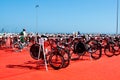 Cycling area. TRIATHLON. transition zone