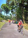 Cycling in Bukit Batok nature park