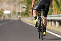 Cycling competition cyclist athletes riding a race Royalty Free Stock Photo
