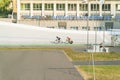 ÃÂ¡ycle race track in Kiev, Ukraine. Horizontal image Royalty Free Stock Photo