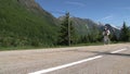 Cycling in the French Alps and drinking when climing the Col d'Ornon, France