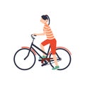 Cycling Girl Icon